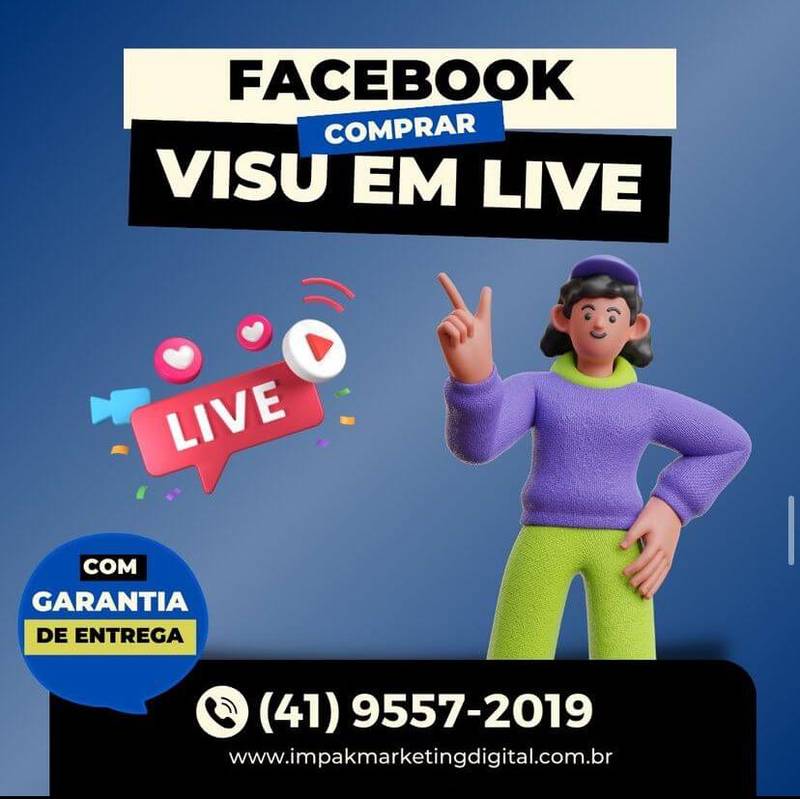 Comprar Visualizações em Live no Facebook